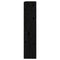 vidaXL Book Cabinet/Room Divider Black 80x30x135.5 cm Solid Wood Pine