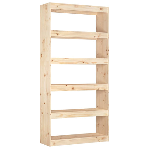 vidaXL Book Cabinet/Room Divider 80x30x167.4 cm Solid Wood Pine