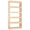 vidaXL Book Cabinet/Room Divider 80x30x167.4 cm Solid Wood Pine