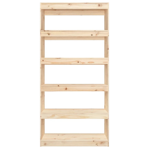 vidaXL Book Cabinet/Room Divider 80x30x167.4 cm Solid Wood Pine