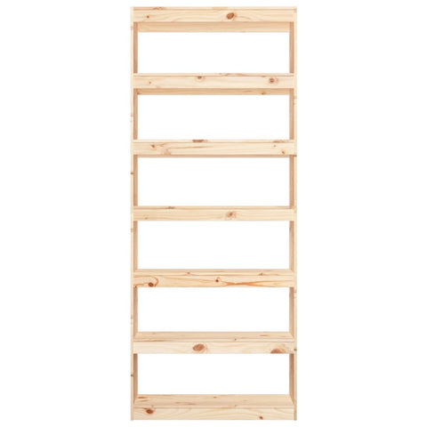 vidaXL Book Cabinet/Room Divider 80x30x199.5 cm Solid Wood Pine