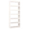 vidaXL Book Cabinet/Room Divider White 80x30x199.5 cm Solid Wood Pine