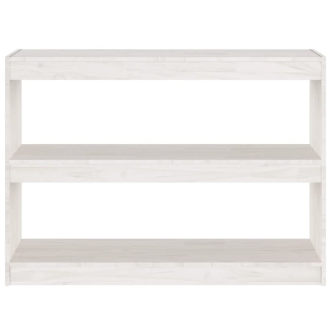 vidaXL Book Cabinet Room Divider White 100x30x71.5 cm Pinewood