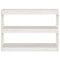 vidaXL Book Cabinet Room Divider White 100x30x71.5 cm Pinewood