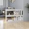 vidaXL Book Cabinet Room Divider White 100x30x71.5 cm Pinewood
