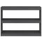 vidaXL Book Cabinet Room Divider Grey 100x30x71.5 cm Pinewood