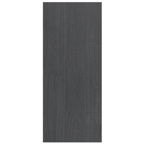 vidaXL Book Cabinet Room Divider Grey 100x30x71.5 cm Pinewood