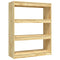 vidaXL Book Cabinet/Room Divider 100x30x103 cm Solid Pinewood
