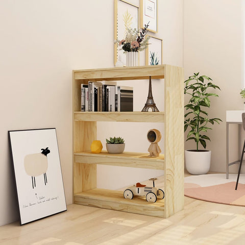 vidaXL Book Cabinet/Room Divider 100x30x103 cm Solid Pinewood