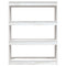 vidaXL Book Cabinet/Room Divider White 100x30x103 cm Solid Pinewood
