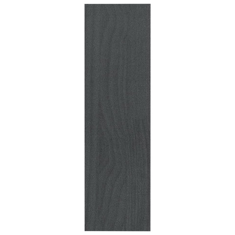 vidaXL Book Cabinet/Room Divider Grey 100x30x103 cm Solid Pinewood