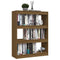 vidaXL Book Cabinet/Room Divider Honey Brown 100x30x103 cm Solid Pinewood