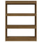vidaXL Book Cabinet/Room Divider Honey Brown 100x30x103 cm Solid Pinewood