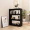 vidaXL Book Cabinet/Room Divider Black 100x30x103 cm Solid Pinewood