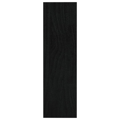vidaXL Book Cabinet/Room Divider Black 100x30x103 cm Solid Pinewood