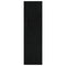 vidaXL Book Cabinet/Room Divider Black 100x30x103 cm Solid Pinewood