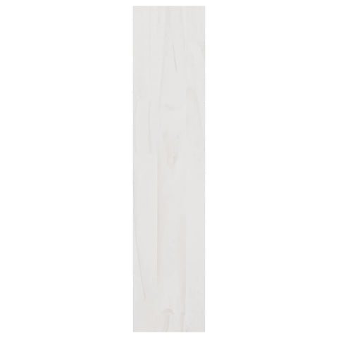 vidaXL Book Cabinet/Room Divider White 100x30x135.5 cm Solid Pinewood