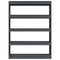 vidaXL Book Cabinet/Room Divider Grey 100x30x135.5 cm Solid Pinewood
