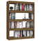 vidaXL Book Cabinet/Room Divider Honey Brown 100x30x135.5 cm Solid Pinewood