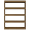 vidaXL Book Cabinet/Room Divider Honey Brown 100x30x135.5 cm Solid Pinewood