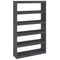 vidaXL Book Cabinet/Room Divider Grey 100x30x167.5 cm Solid Pinewood