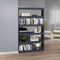 vidaXL Book Cabinet/Room Divider Grey 100x30x167.5 cm Solid Pinewood