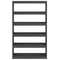 vidaXL Book Cabinet/Room Divider Grey 100x30x167.5 cm Solid Pinewood