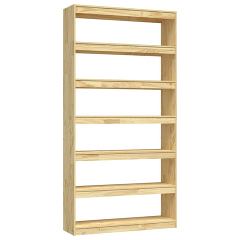 vidaXL Book Cabinet/Room Divider 100x30x200 cm Solid Pinewood