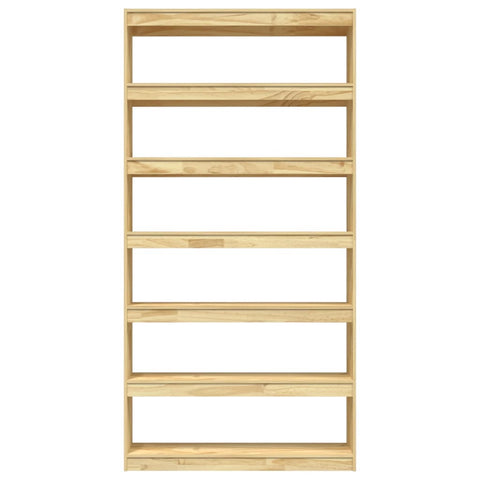vidaXL Book Cabinet/Room Divider 100x30x200 cm Solid Pinewood