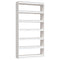 vidaXL Book Cabinet/Room Divider White 100x30x200 cm Solid Pinewood