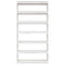 vidaXL Book Cabinet/Room Divider White 100x30x200 cm Solid Pinewood