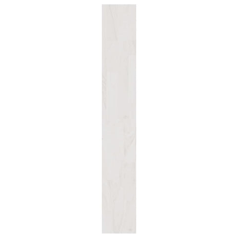 vidaXL Book Cabinet/Room Divider White 100x30x200 cm Solid Pinewood