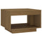 vidaXL Coffee Table Honey Brown 50x50x33.5 cm Solid Pinewood