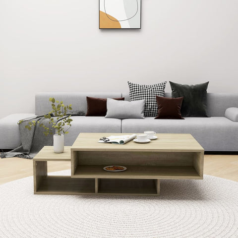 vidaXL Coffee Table Sonoma Oak 105x55x32 cm Engineered Wood