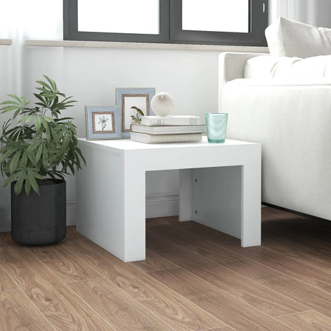 vidaXL Coffee Table White 50x50x35 cm Engineered Wood