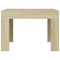 vidaXL Coffee Table Sonoma Oak 50x50x35 cm Engineered Wood