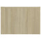 vidaXL Coffee Table Sonoma Oak 50x50x35 cm Engineered Wood