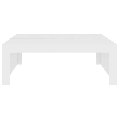 vidaXL Coffee Table White 100x100x35 cm Engineered Wood