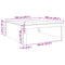 vidaXL Coffee Table Sonoma Oak 100x100x35 cm Engineered Wood