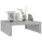 vidaXL Coffee Table Concrete Grey 100x100x35 cm Engineered Wood