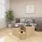 vidaXL Side Tables 3 pcs Sonoma Oak Engineered Wood