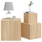 vidaXL Side Tables 3 pcs Sonoma Oak Engineered Wood