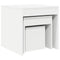 vidaXL Nesting Tables 3 pcs White Engineered Wood