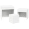 vidaXL Nesting Tables 3 pcs White Engineered Wood