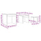 vidaXL Nesting Tables 3 pcs White Engineered Wood