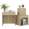 vidaXL Nesting Tables 3 pcs Sonoma Oak Engineered Wood