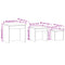 vidaXL Nesting Tables 3 pcs Concrete Grey Engineered Wood
