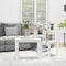 vidaXL Nesting Tables 3 pcs White Engineered Wood