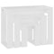 vidaXL Nesting Tables 3 pcs White Engineered Wood