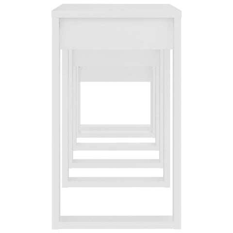 vidaXL Nesting Tables 3 pcs White Engineered Wood